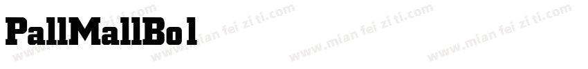 PallMallBold Bold字体转换